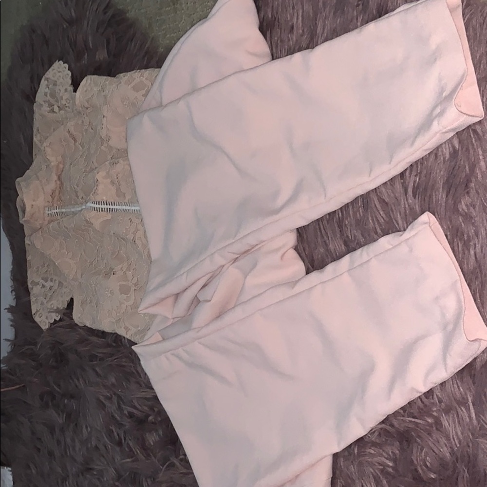 Blush pink jumpsuit